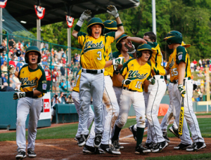 PETALUMA CELEBRATES ITS VICTORY OVER THE ASTROS.